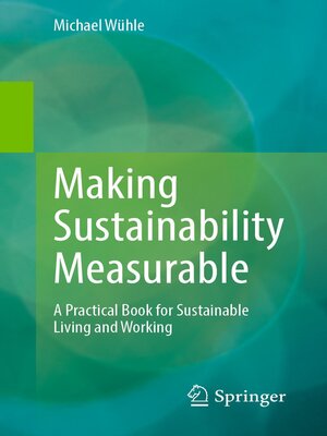 cover image of Making Sustainability Measurable